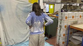 the fleece - pied and covered in porridge