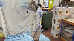 the fleece - pied and covered in porridge