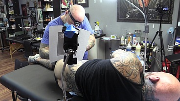 Getting a tattoo!