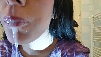 POV morning toothbrushing after good morning blowjob HD FULL