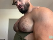 Muscle Hunk Chest Worship and Pec Bouncing