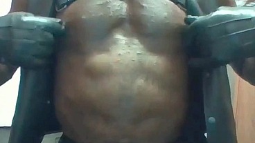Leather Cigar NipplePlay & Cum Scenes