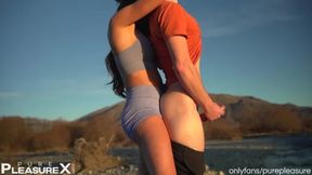 MILF Pegging Teen Outdoors in New Zealand