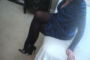 My Black and Blue and Black Heels