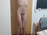 Showing off my skinny perfect body to my viewers while wearing hi tops