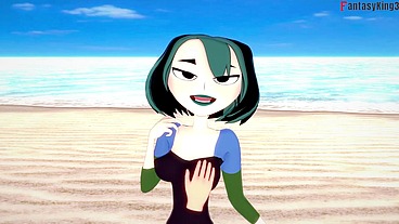 Gwen fucking on the beach - FULL - Total Drama - Thanks