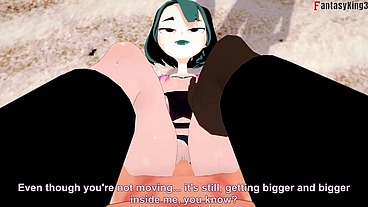 Gwen fucking on the beach - FULL - Total Drama - Thanks