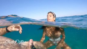 Underwater Orgy: Sheila Ortega Sucks & Fucks Snorkeling