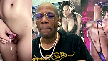 Beautiful Big Breast Transgender Cosplay Cat Girl With A Small Cock Cums For Us, AI Generated