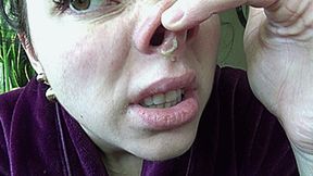 blow one's nose