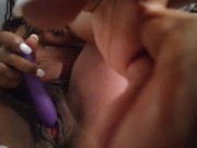 Ebony Goddess Plays With Pussy Til She Squirts!!!!