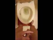 Super long dirty piss compilation from my cut cock & playing with balls