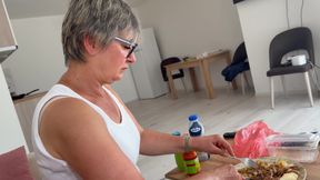 The Anal Granny 15 - Steak &amp; Anal