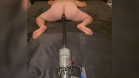 Huge bubble butt anal vacuum cleaner masturbation