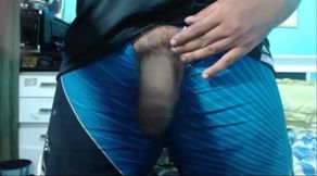 Uncut Latino Dick Stroking Solo