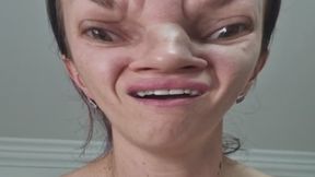 I drink a magic potion that causes my head to inflate