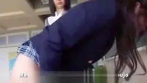 New School Term Spanking - Hardcore BDSM Lesbian Spanking with Asian Teacher