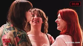 German Ersties babes explore lesbian lust