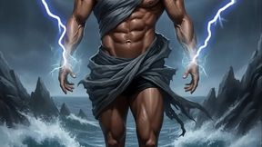 Zeus show you storm !(AI-generated)