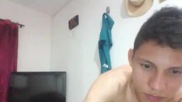 Latino Twink Model Jerk and Cum Shot Show