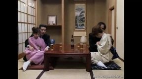 Japanese Couples in Foursome - Fucking Hardcore