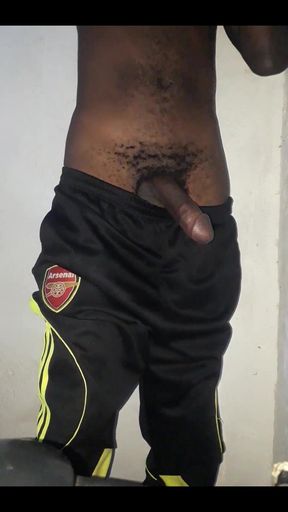 Kenyan Big Dick Wank on Camera