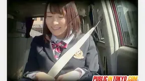 Pretty Asian Teen 18+ Seduces in School Uniform