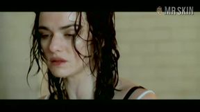 Nice tits and suckable hard nipples of alluring actress Rachel Weisz will make you hard