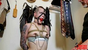 Mallory Maneater - Goth Burglar Gets More Than She Bargained For - Part 3 (WMV Format)