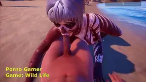 Wild CGI Amazon Fucked On Beach In Stunning 3D Hentai Fantasy Adventure