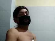 Luckiest tranny gets strangest person cum when she logs in a hotel Room