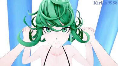 Tatsumaki and I have intense sex on the beach. - One-Punch Man Hentai