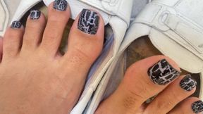 old shoe with smelly feet from goddess Jessy