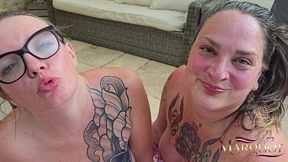 mon mec rejoint notre duo lesbien avec maureen : il nous baise a tour de role et nous inonde de sperme chaud