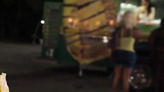 Public Pickup Food Truck Fuck Fest with Sexy Latina Babe - Monica Sierra