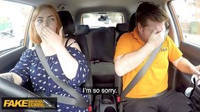 Harley Morgan And Ryan Ryder - Curvy Ginger Riding A Big Dick In A Car And Lets Him Cum In Her Mouth