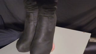 Femme Nemesis Ballbusting - Subby's night from hell! Hardcore CBT trample in stiletto heels