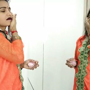 Badi stepsister ko makeup karte karte pel diya