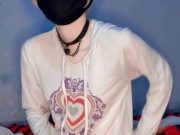 JUDE LYNX — ! SHY PETITE FTM SHOWS HIS PUSSY!!!