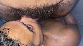 Sucking the Male in the Bathroom