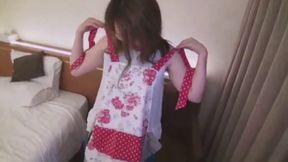 Mature Woman's Seductive Apron Showstopping Moments - Ryoko Hayami