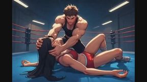 Mixed Wrestling Confessions #98B: Pinned by Power (Animated)