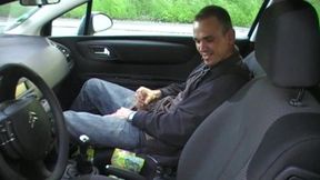 fucked by a straight arab in the car in the steeet exhib outdoor
