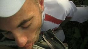 fucked by a straight arab in the car in the steeet exhib outdoor