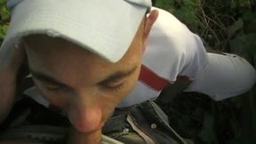 fucked by a straight arab in the car in the steeet exhib outdoor