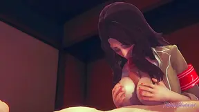 Pieck Finger Gives Boobjob & Gets Fucked for Creampie in 3D Shingeki no Kyojin Hentai