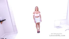 LA New Girl featuring model's thin sex