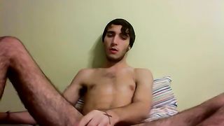 Highly elder homo dude vs naked guy lad video He paws himself thru his cut-offs before