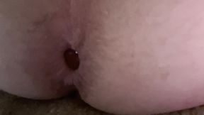 Teen boy deep dildo inserting.