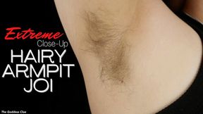 Extreme Close Up Hairy Armpit JOI - HD